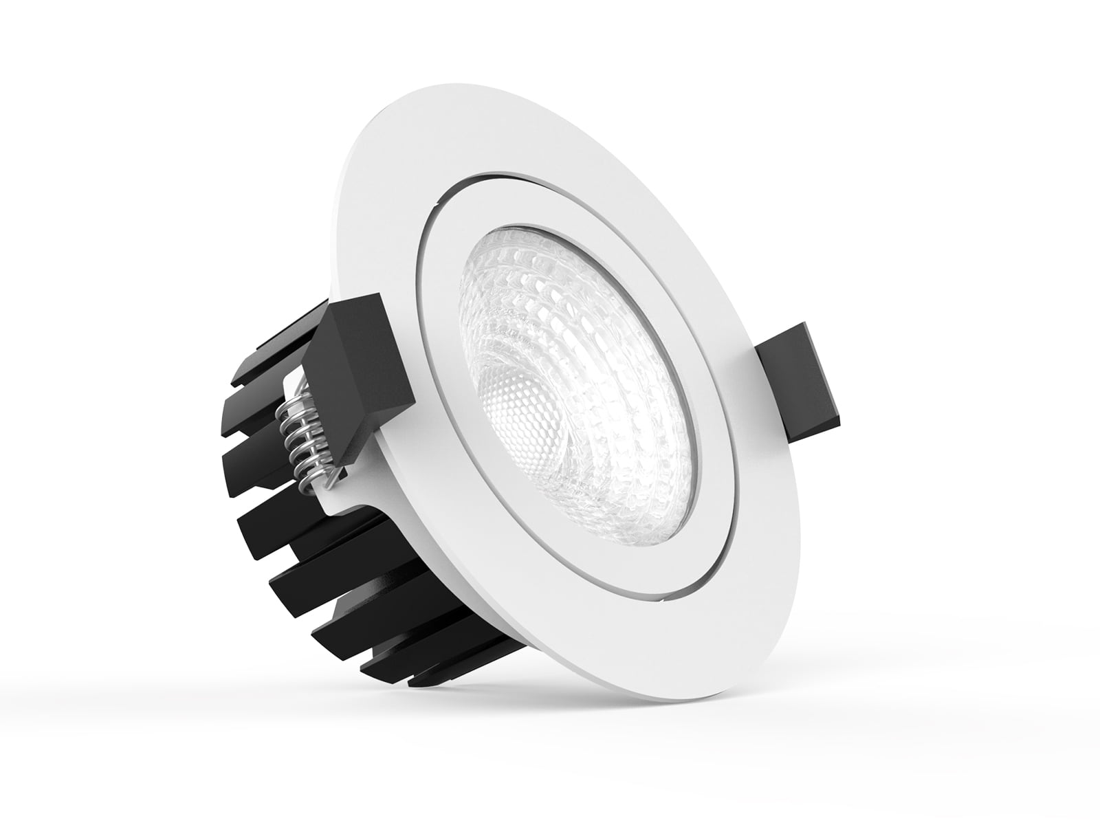 Spot led encastré orientable dimmable 13w IP65,blanc