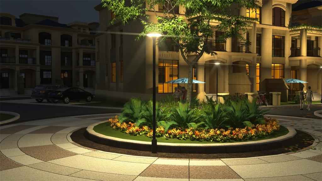 tête de lampadaire solaire 20w (3000k)