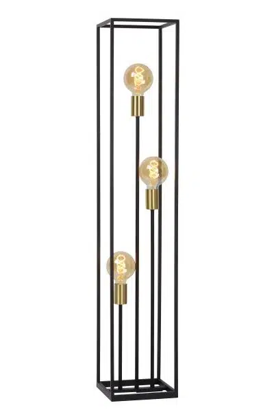 Lampadaire Lucide Ruben 3xE27 H120cm,noir