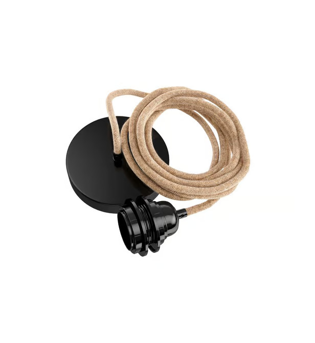 Suspension Hoopzi Hang 1 1xE27 douille noire 2.5m