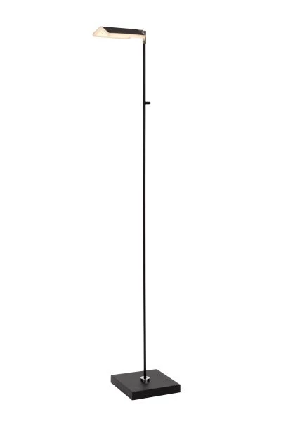 Lampadaire liseuse dim Lucide Aaron 10w (3/4000k) 134cm,noir