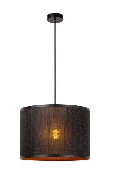Suspension Lucide Tagalog 1xE27 40cm,noir