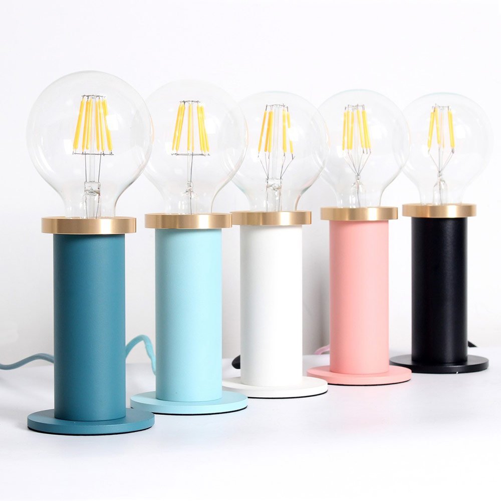 lampe à poser candle en métal