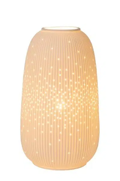 Lampe de table Lucide Flores 1xE14,blanc