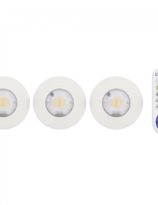 Panel rond I Dual 7w (RGB+B) IP65,blanc