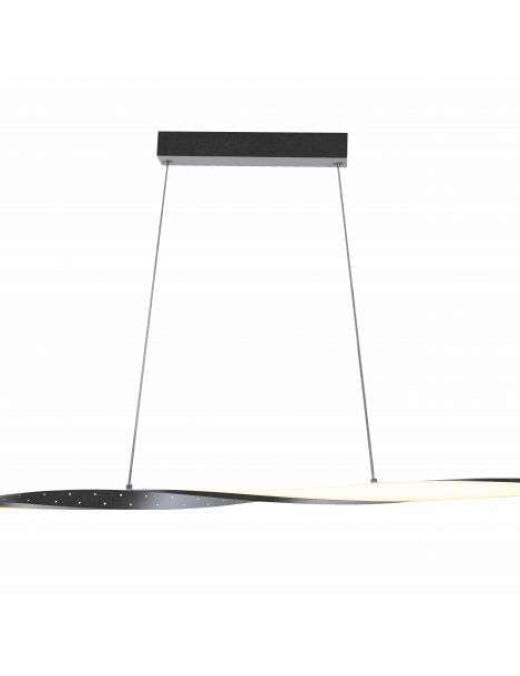Suspension Keria Fluid 34w (3000k) 101cm,noir