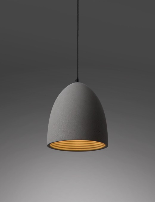 Suspension Paul Neuhaus Eton 1xE27 16cm,béton