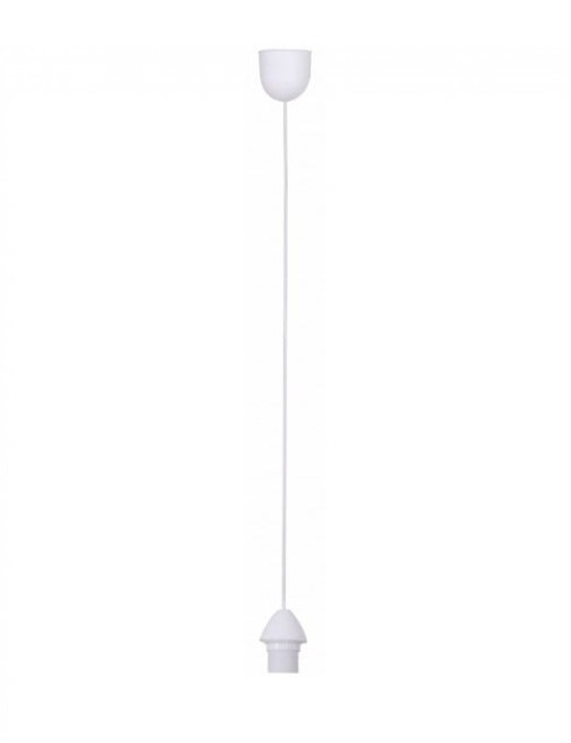 Cordon électrique PVC Corep pour abat-jour 1xE27 1M,blanc