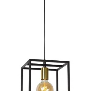 Suspension Lucide Ruben 1xE27 22cm,noir