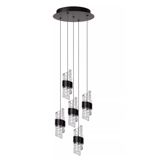 Teardrop Pendant Light Black