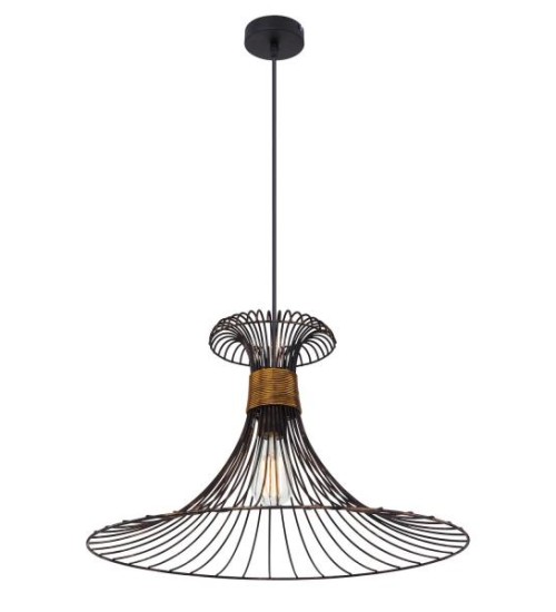 Teardrop Pendant Light Black