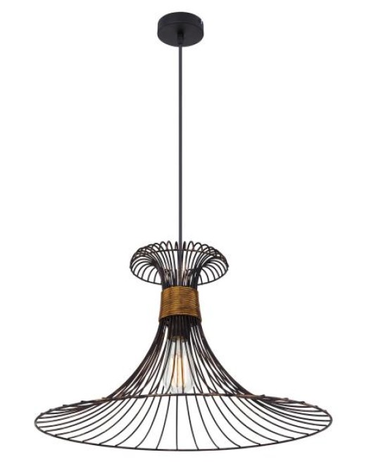 Suspension Globo Purra 1xE27 55cm,noir