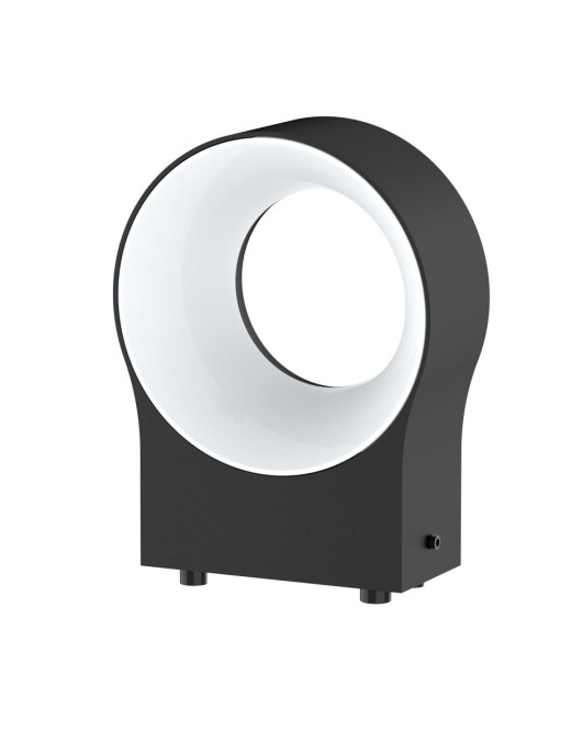 Applique led murale rond WL07 8w (3000k) IP65,noir