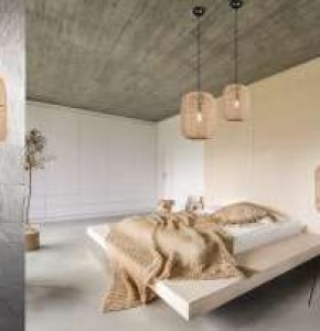 Suspension Trio Runa 1xE27 32cm,naturel