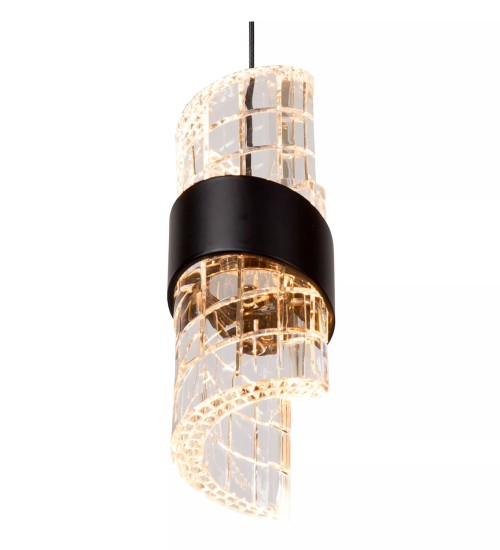 Teardrop Pendant Light Black