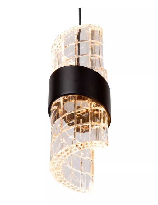 suspension lucide dim kligande 3x8w (2700k) 25cm,noir