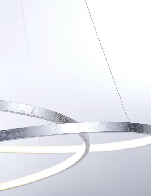 Suspension Paul Neuhaus Symply Dim Roman 40w (3000k) 74cm,argent