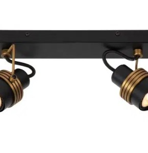 Réglette Lucide Tundran 2xGU10 28cm,noir