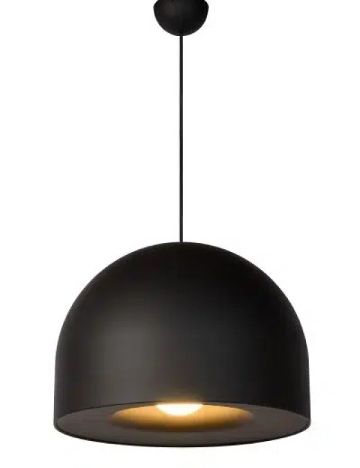 suspension lucide akron 1xe27 50cm,noir