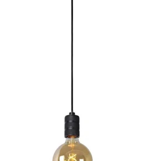 Teardrop Pendant Light Black