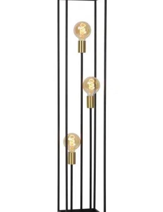 Lampadaire Lucide Ruben 3xE27 H120cm,noir