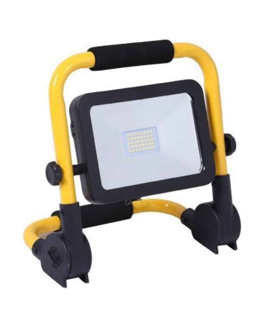 projecteur led rechargeable novolight 30w (6000k) ip54,jaune