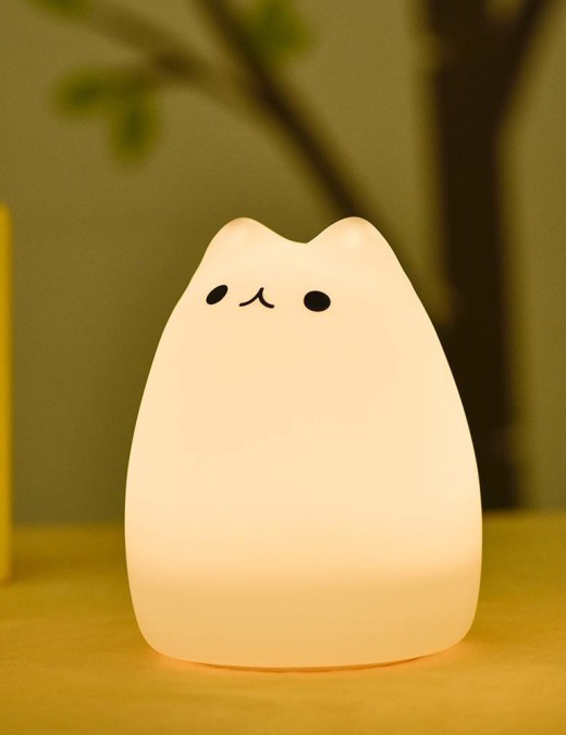 veilleuse rechargeable kelys chat médium