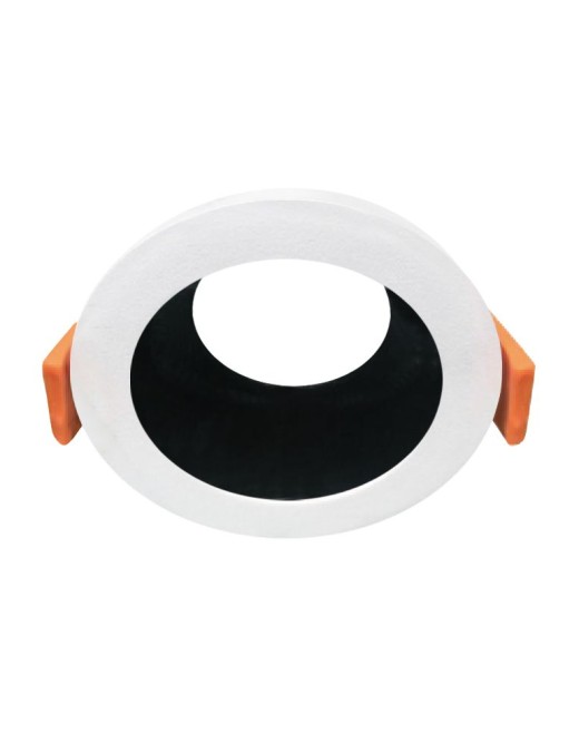 KIT Support de spot orientable rond + GU10 + Douille