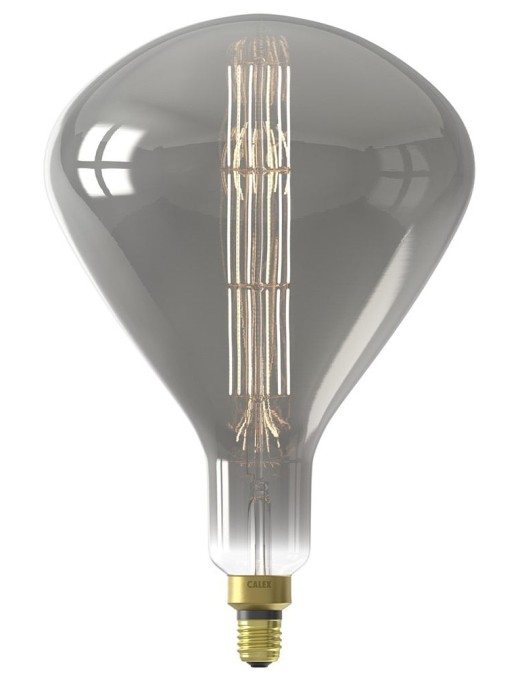 ampoule déco filament led xxl sydney en verre fumé noir