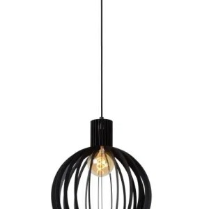 Suspension Lucide Mikaela 1xE27 35cm,noir