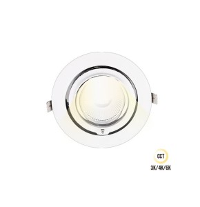 spot led escargot rond orientable cct ,blanc