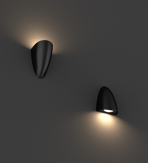 Teardrop Pendant Light Black