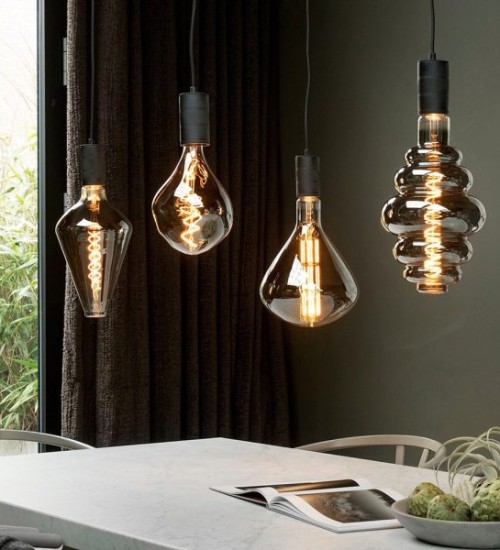 Teardrop Pendant Light Black