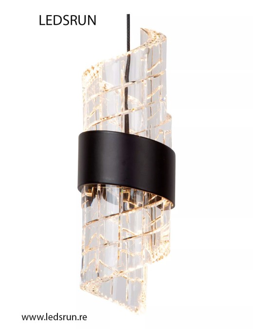 suspension lucide dim kligande 3x8w (2700k) 25cm,noir