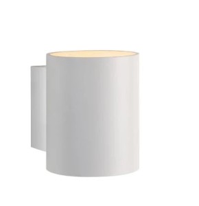Applique Lucide murale rond Xera 1xG9,blanc