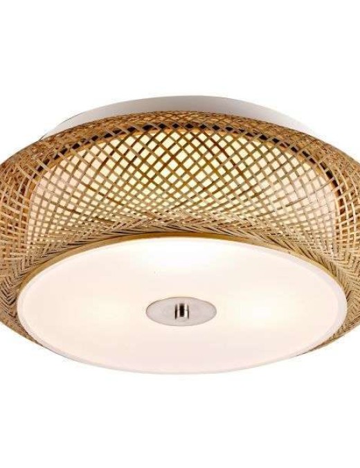 Plafonnier Keria Eoli 3xE27 50cm,naturel