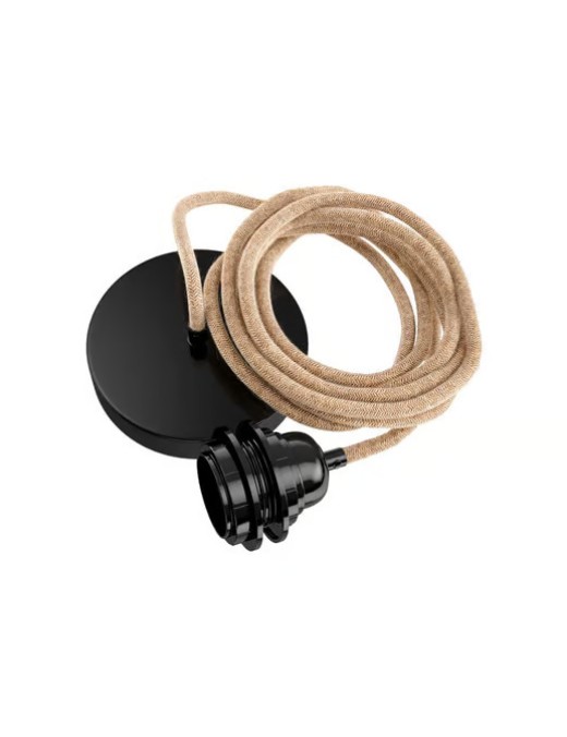 Suspension Hoopzi Hang 1 1xE27 douille noire 2.5m
