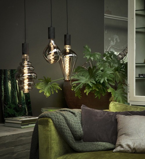 Teardrop Pendant Light Black