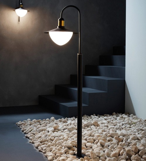 Teardrop Pendant Light Black