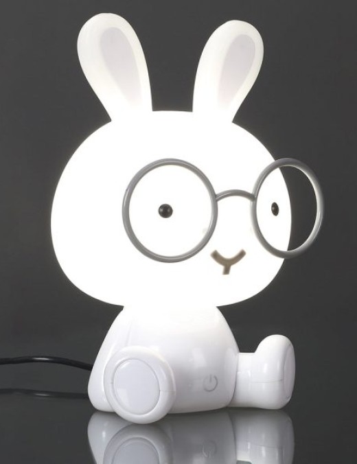 lampe led table lapin m6