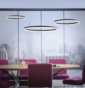 Suspension Paul Neuhaus Titus 28w (3000k) 40cm,anthracite
