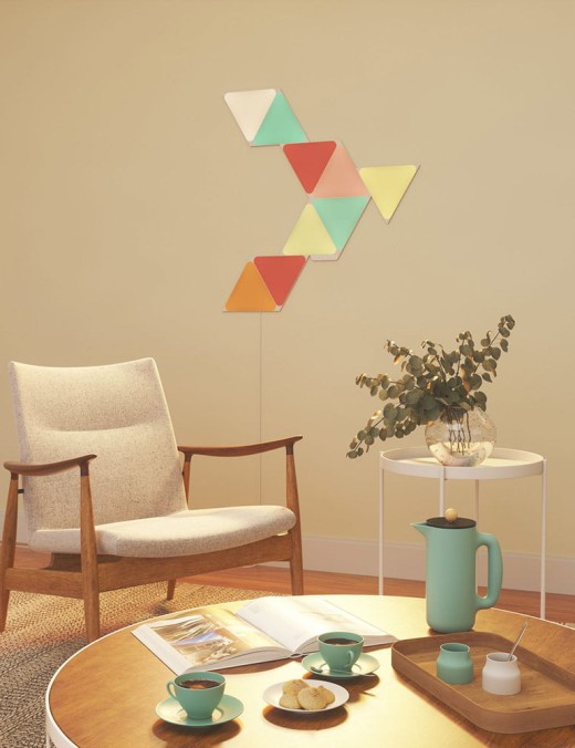 kit de 4 triangles lumineux design à assembler shapes