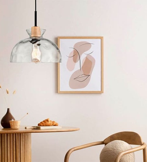 Teardrop Pendant Light Black