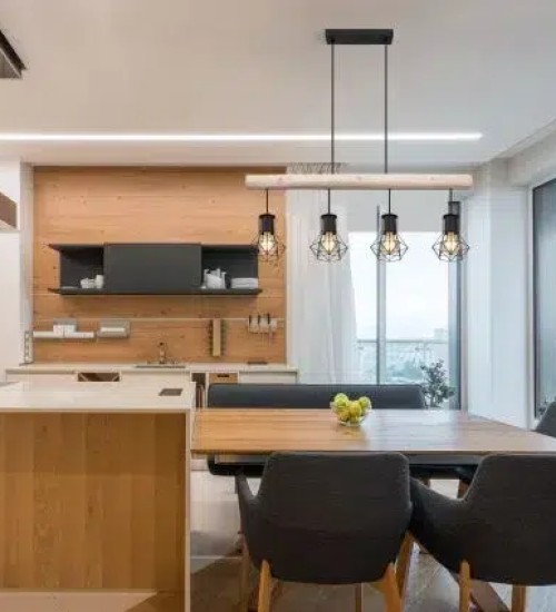 Teardrop Pendant Light Black
