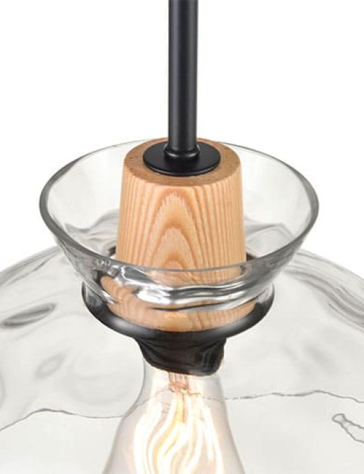 Suspension VERRIO (D27cm) en verre transparent