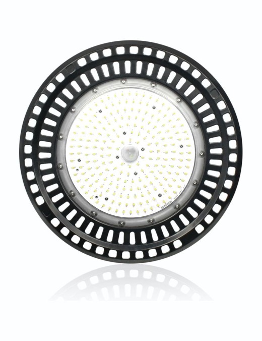 cloche led dimmable ufo novolight 200w (5000k) ip65,noir