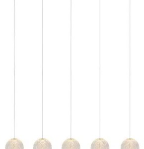 Suspension barre Lucide dim Cintra 5×4.7w (2700k) 84cm,trans