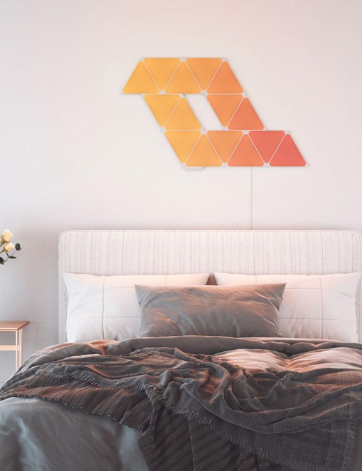 kit de 4 triangles lumineux design à assembler shapes