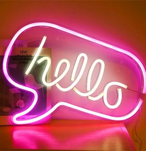 LAMPE NEON GOOD HELLO