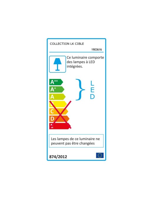 Plafonnier LED Lines carré 25w 37cm